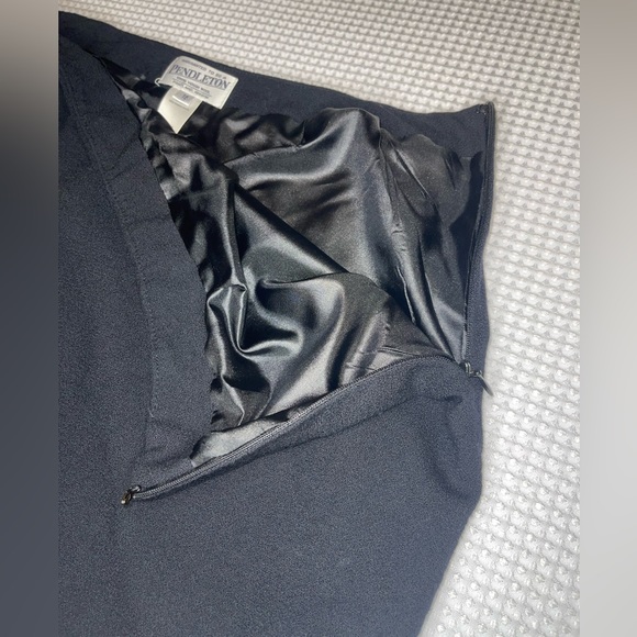Black Pendleton Pencil Skirt - Picture 5 of 8